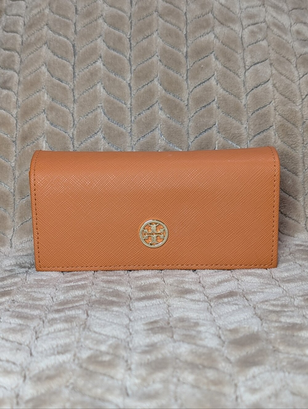 Tory Burch Orange Eyeglasses Sunglasses Case